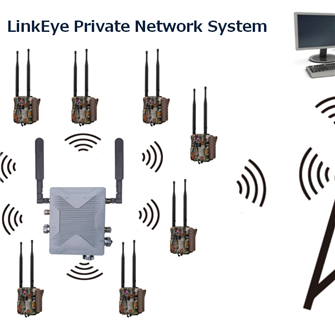 LinkEye private network surveillance system